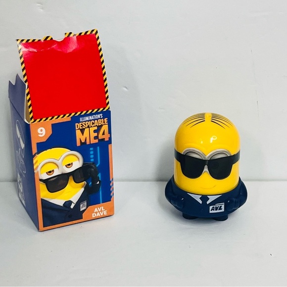 mcdonalds illuminations despicable me 4 avl dave #9 2024 happy meal toy with box - Picture 1 of 3